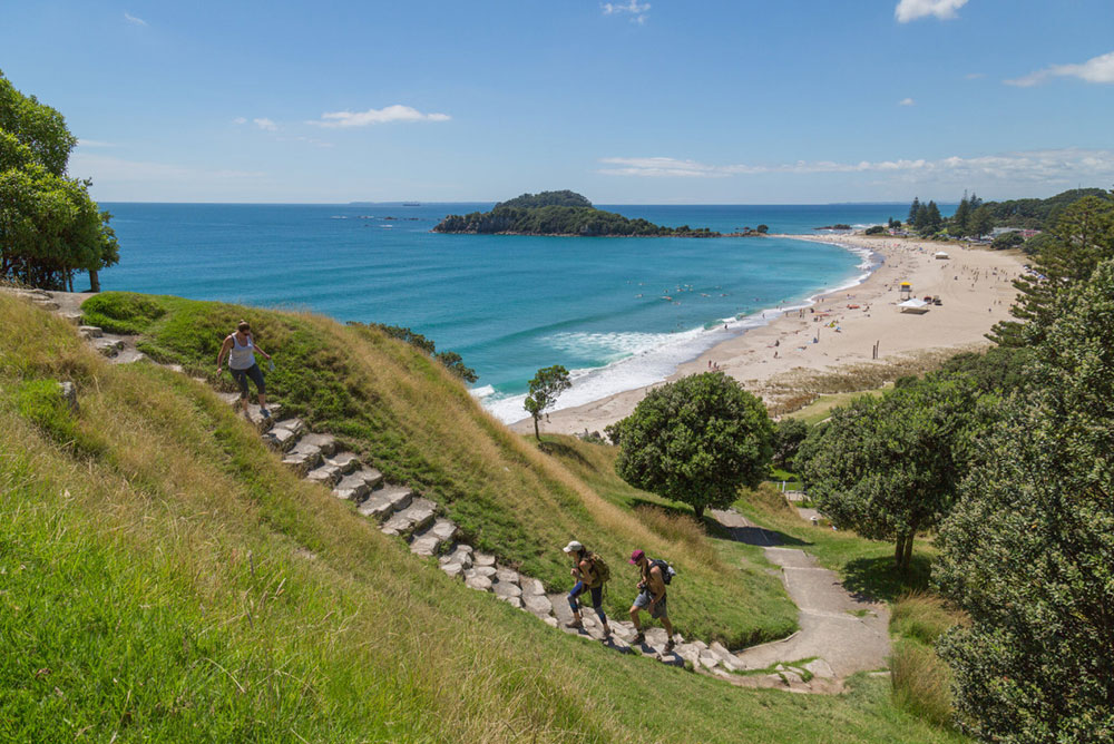 Bay of Plenty coastal walk, Mount Maunganui.