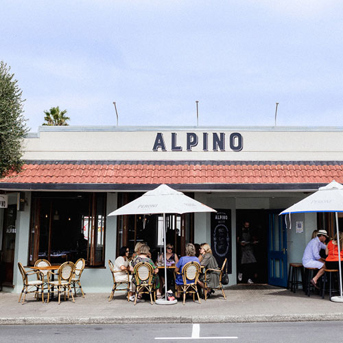 Alpino Restaurant in Mount Maunganui, a great place to dine with friends and family