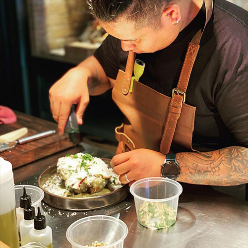 Chefs dish in Solara Restaurant in Mount Maunganui