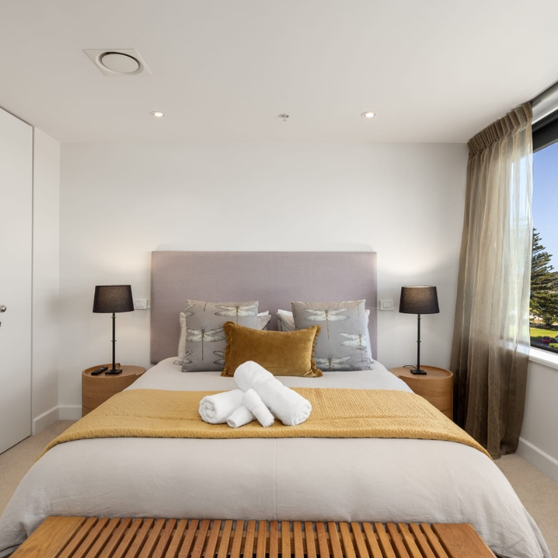 bedroom in holiday accommodation