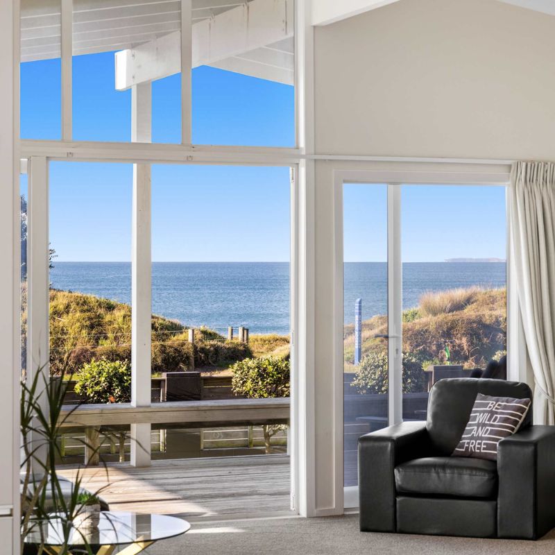 ocean views in holiday home