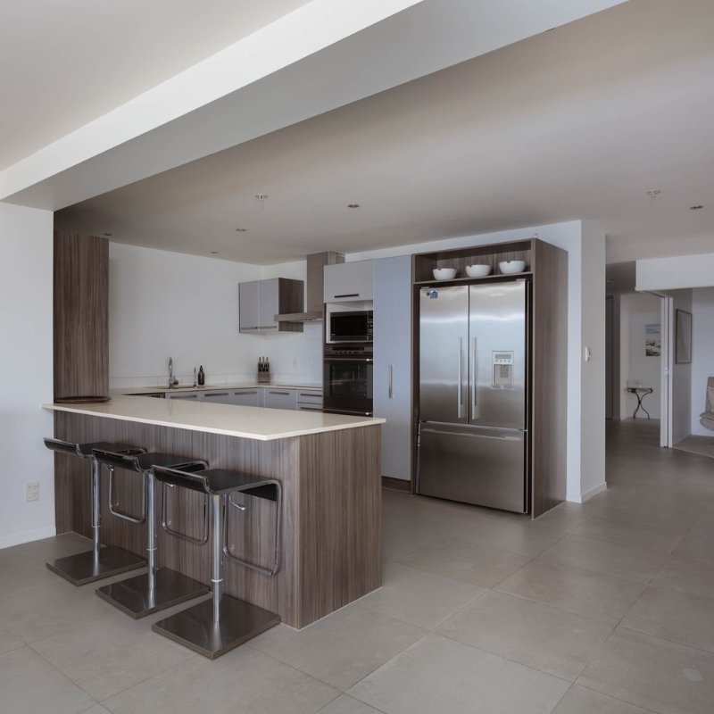 kitchen in holiday apartment