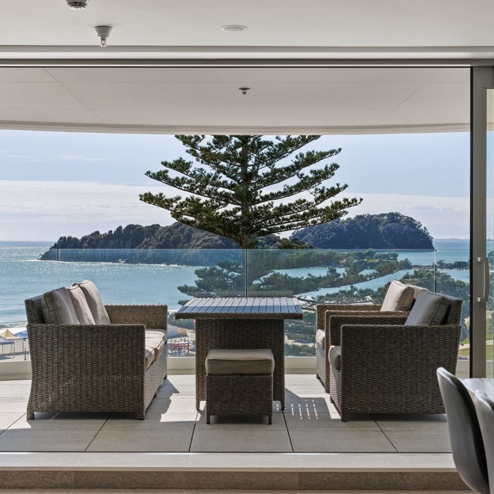 outdoor setting and ocean views